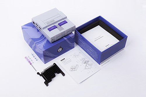 SNES-inspired-Raspberry-Pi-Case-Super-Kuma-9000-with-functioning-Power-Reset-buttons-LED-and-Superior-Custom-Heatsink-by-Kintaro