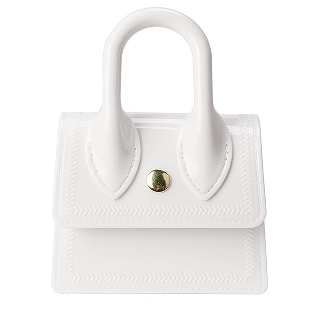Photo 1 of Crossbody Bag Mini Toddler Purse with Signle Handle for Little Girl Kids Cute Handbags Shoulder Messenger Bag (White)