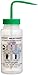 SP Bel-Art Safety-Labeled 4-Color Methyl Ethyl Ketone Wide-Mouth Wash Bottles; 500ml (16oz), Polyethylene w/Green Polypropylene Cap (Pack of 4) (F11716-0012)