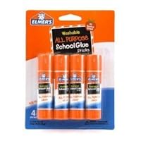 ELMERS GLUE FOR SCHOOL STICKS NON TOXIC WASHABLE 4 PACK