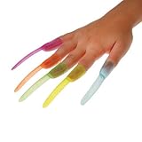 Glitter Finger Nails Costume Accessories (36 per package)