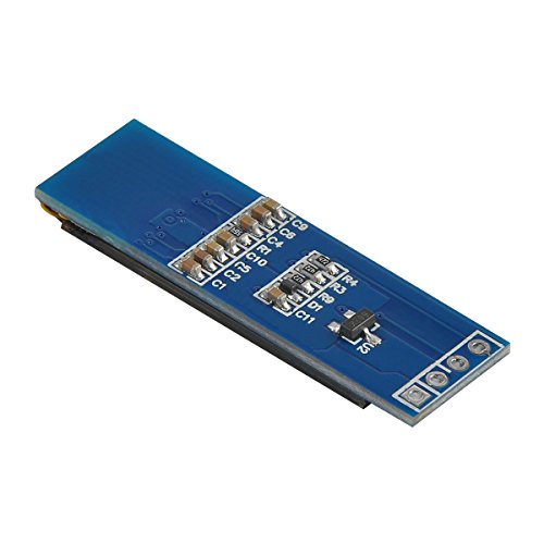 MakerFocus 2pcs I2C OLED Display Module 0.91 Inch I2C SSD1306 OLED Display Module White I2C OLED Screen Driver DC 3.3V~5V for Arduino