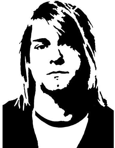 Kurt cobain schablone