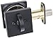 Kwikset 158SQT-S Halifax Single Cylinder Deadbolt with Smartkey Technology, Iron Black