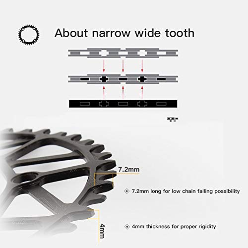 HeavenSense Bike Cycling Bicycle Hollow Chainring Single Crank Wheel Folding Bike Crankwheel Crankset BCD 130MM 5 Holes Crankset 50T / 52T / 54T / 56T / 58T