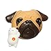 TEEGOMO Cute Pug Dog Khaki Shar Pei Animal Squishies Slow Rising Kids Gift Fun Collection Stress Relief Toy