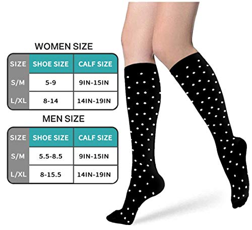 image for Bluemaple Copper Compression Socks Women and Men-Best for Running,Athl