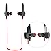 NC300 Waterproof Bluetooth Sport Headphone with Mic by NORTH CROWN, Behind Ear Wireless Headphones with Earhook for Running Workout Gym Blike Riding