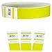 Goldistock Event Wristbands Select Series Day-Glow Neon Yellow 200 Count | ¾” Arm Bands | Paper-Like Party Armbands | Wrist Bands