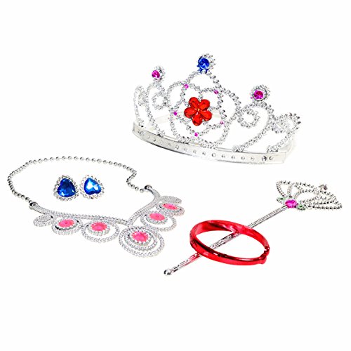 image for Original Color Jewelry Toy,62 Pieces Princess Pretend Jewelry Toy Play