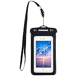 Floating Waterproof Case, Marnana Pouch Underwater Dry Bag with Sensitive PVC Touch Screen for Cellphone Up to 6.0