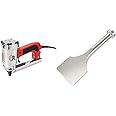 ROBERTS 10-600 3/16" Crown, 120V, 15-Amp, 20 Gauge Electric Stapler with Carrying Case, Red & Bon Tool 24-315 - 3-1/2" Wide Carpet Stair Tool