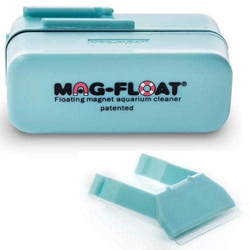 Mag-Float-130 Medium Acrylic Aquarium Cleaner Bundle with Free Scraper Holder and Blade (2 Items)