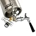 64 oz Homebrew Keg System Kit for Home Brew Beer - with a Beer Dispensor, Mini CO2 Regulator and a 64 Ounce Stainless Steel Keg