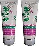 Patanjali Neem & Tulsi Face Wash 60gm (Pack of 2) by Divya Patanjali