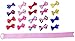 AUSKY® 20PIECE SET Baby Girl Hair Accessories Boutique None Slip Hair Bow Clips Hair barrettes for Baby Girls,Teens, Girls, Babies Toddlersb (20 pcs Hair Clips with 1pc hair clips holder)