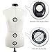 Adjustable Mannequin Dress Form with Tri-Pod Stand, 13 Dials Pinnable Female Torso Body for Sewing, Dressmakers Up to 69 Inch Shoulder Height (Small)