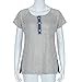 Gillberry Women Loose Casual Button Blouse T Shirt Tank Tops