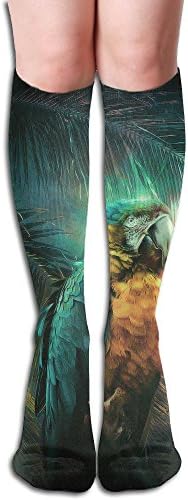Amazing Picture Neutral Woman Home High Knee Stockings Performance 3D Printing Long Socks