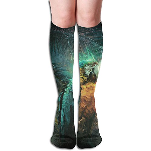 Amazing Picture Neutral Woman Home High Knee Stockings Performance 3D Printing Long Socks