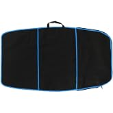 Fayelume Surfboard Bag, 48&times;28 Inch Surfboard Sock with Side Carry Handle, Double Zipper and Pocket Paddle Bag for Beach Surfing