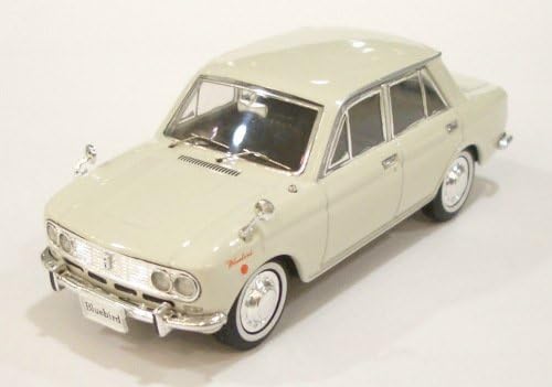 Amazon エブロ 1 43 ニッサン ブルーバード410 1964 ホワイト 完成品 ミニカー ダイキャストカー ホビー