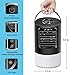KUUOTE Portable Air Conditioner Fan, Personal Space Air Cooler Quiet Desk Fan Mini Evaporative Cooler with 7 Colors Night Light, Air Circulator Humidifier Misting Fan for Home Office Bedroom, Black