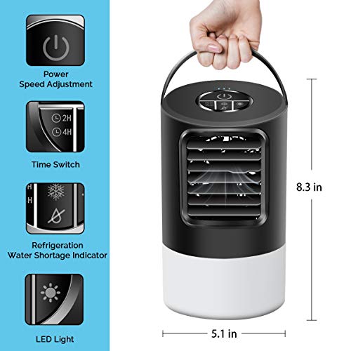 Mini Portable Air Conditioner Fan, 2021Design Personal Air Conditioner
