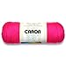 Caron Simply Soft Solids Yarn, 6oz, Gauge 4 Medium, 100% acrylic - Neon Pink - Machine Wash & Dry