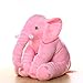 MorisMos Stuffed Elephant Plush Toy Pink 24 inch/60cm