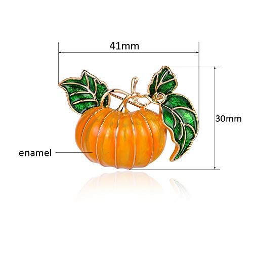 Mytys Pumpkin Brooch Pins Enamel Pin Jewelry Fashion Brooch Pin Jewelry Xmas Gift for Men Women