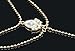 Bienvenu 1 Pair Boho Vintage Crystal Bead Tassel Anklet Bridal Wedding Pool Party Accessories Set,Golden