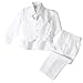 Spring Notion Baby Boys' Classic Fit Formal White Dress Suit Set 6M (Small)