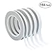 BEFORYOU 164 Yards Double Sided Tape Adhesive Sticky Tapes, 2 Sided Tape for Arts, Crafts, Card Making, Office School Stationery Supplies (5 Different Width)