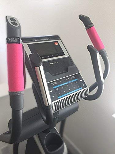 Sweat Grips for the use on Gym Equipment Comfortable Soft Grips with a Silicone Backing for Slip Resistance Natural Chamois w/ Hook & Loop Closure Machine Washable