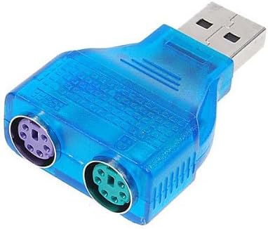 Slim USB 2.0 to PS/2 Adapter Dongle