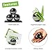 Speks Super Gunmetal Set of 3 (33mm) Magnetic Balls - Sculptural Fun Stress Relief Desk Toy and Base for Adults