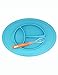 Silicone Baby Placemat Plate - Divided Suction Non Slip Plate for Highchair Trays,Toddlers/Kids Feeding Weaning Travel placemat a Soft Spoon Included 2017 New (Blue+Bowl)