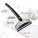 AIKESI Snow Scraper for Car Window, Windshield Scraper Ice Scraper Snow Removal Tools with Wiper, Stainless Steel Snow Remover for Car SUV Truck