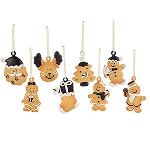 Maruccia kerstballen in de vorm van figuren 16 stuks