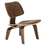 Poly and Bark Isabella Lounge Chair, Walnut