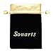 Souarts Coffee Women Multilayer Weave Wrap Link Leather Bracelet Quartz Wrist Watch (Coffee) (Coffee)