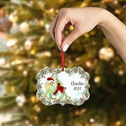 Nature Veiled Chameleon Christmas Ornament 2024