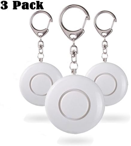3-PACK Personal Alarm,Safesound 120dB SOS Emergency Alarms Keychain for Women,Kids,Seniors Self Defense Devices