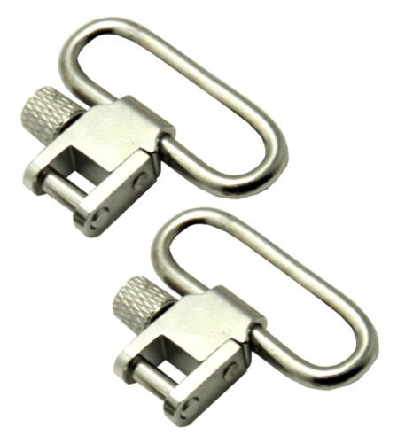 1" Quick Release Rifle Sling Nickel Swivels Gun/Air Rifle for Screw Wood Stud
