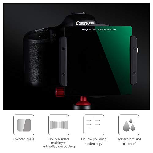 K&F Concept Nano-X Rechteckfilter ND64(6 Stop) 100x100mm Square Filter Graufilter aus Optisches Glas – Bild 4