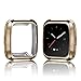 FitTurn Case Compatible with Fitbit Versa Case TPU Protective Case Fashion Color Frame Shock Resistant Proof and Shatter-Resistant Cover Protector Shell for Fitbit Versa Smart Watch