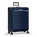 Briggs & Riley Baseline 28 inch Softside Checked Luggage with Spinner Wheels. Expandable Large Suitcase with Compression Packing System, Navy