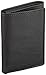 Perry Ellis Men's Park Avenue Leather Trifold Wallet with 3 ID Windows, Black (One Size)