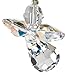 Woodstock Chimes Woodstock Rainbow Makers Collection, Crystal Guardian Angel, 1'' Aurora Borealis April Crystal Guardian Angels Crystal Suncatchers for Outdoor, Patio, Home or Garden Décor (CGAB)